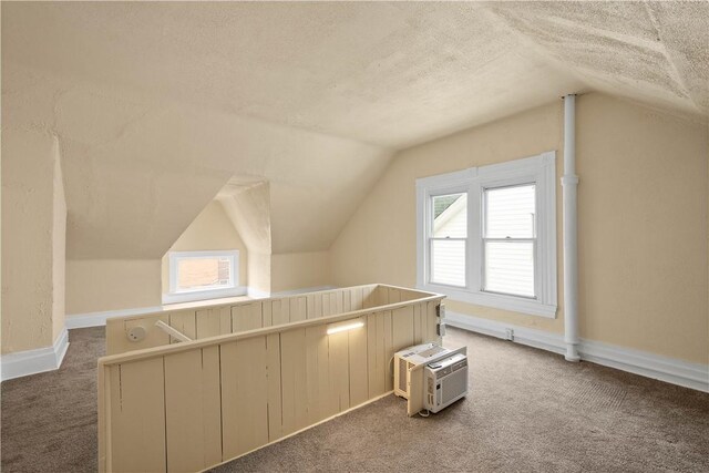 157-159 Grant Ave, Verona, PA 15147 - bonus room featuring baseboards, a textured ceiling, a healthy amount of sunlight, and carpet flooring