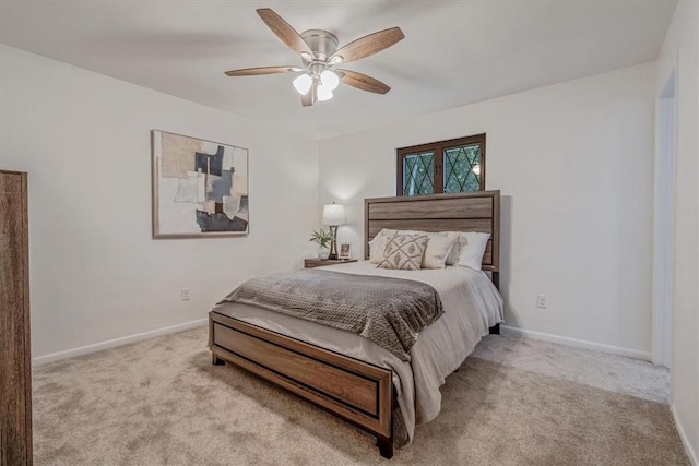 1693 Emery Dr, Mccandless, PA 15101 - carpeted bedroom with baseboards and a ceiling fan