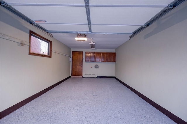 248 Spruceton Ave, Mt Lebanon, PA 15228 - garage with baseboards and baseboard heating
