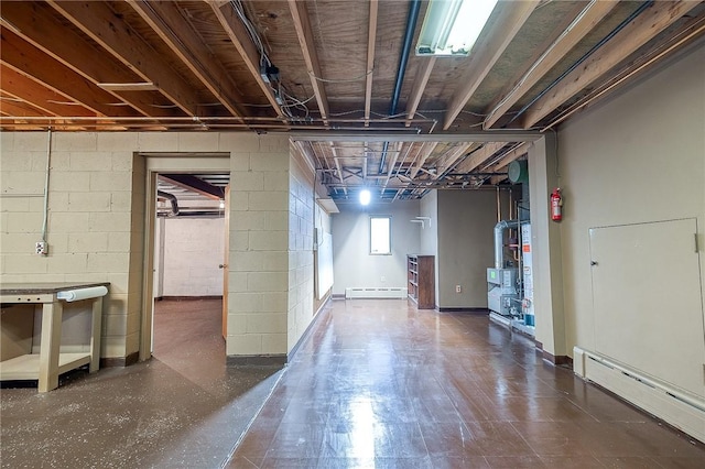 248 Spruceton Ave, Mt Lebanon, PA 15228 - below grade area featuring baseboard heating