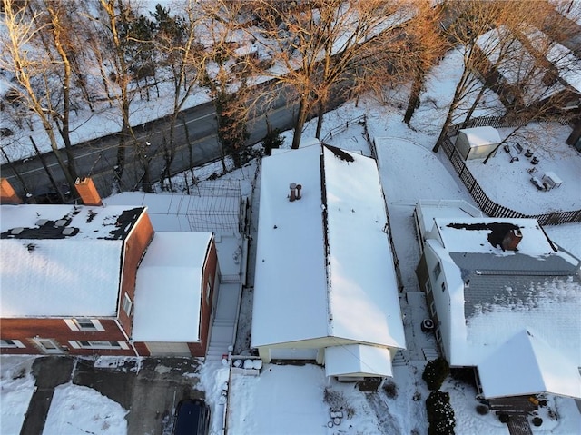 248 Spruceton Ave, Mt Lebanon, PA 15228 - view of snowy aerial view