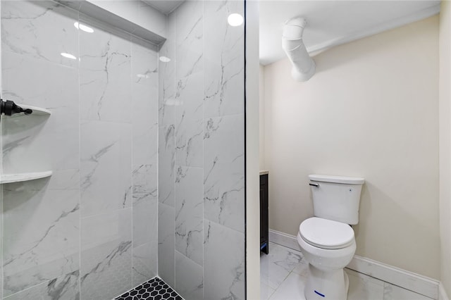 927 Greenfield Ave, Greenfield, PA 15217 - bathroom with vanity, stone finish floor, and a marble finish shower
