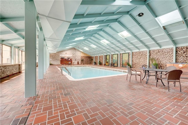 view of indoor pool