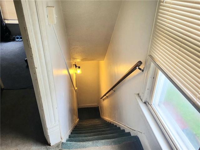 848 Arlington Ave, New Castle/5Th, PA 16101 - staircase with carpet flooring