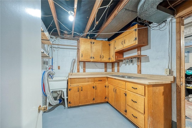 159 Mardi Gras Dr, Plum Boro, PA 15239 - unfinished basement with a sink