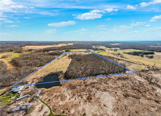 35 Falconbridge Ln, Stoneboro, PA 16153 - bird's eye view featuring a rural view