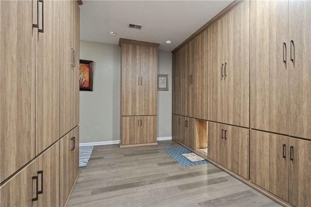 123 Windermere Ct, Peters Twp, PA 15317 - corridor with light wood finished floors, baseboards, and recessed lighting