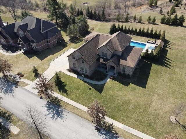 drone / aerial view