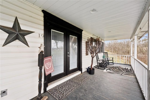 19 Misty Meadows Ln, Menallen Twp, PA 15401 - covered porch with french doors