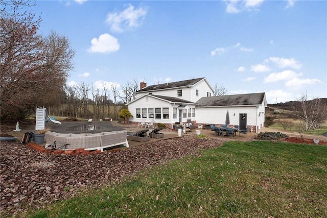 19 Misty Meadows Ln, Menallen Twp, PA 15401 - back of house featuring a patio area and a yard
