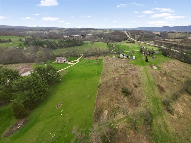 19 Misty Meadows Ln, Menallen Twp, PA 15401 - aerial overview of property's location featuring rural landscape