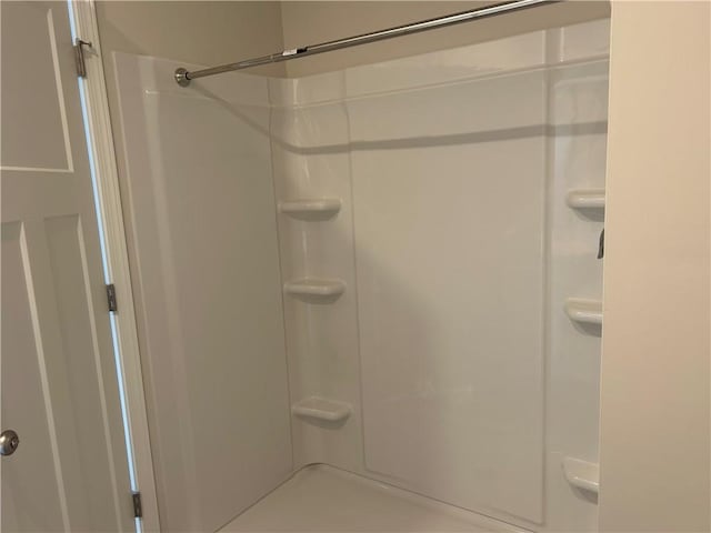 full bathroom with walk in shower