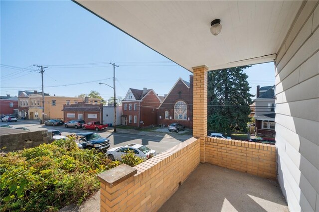 2219 Arlington Ave, South Side, PA 15210 - view of patio / terrace with a balcony