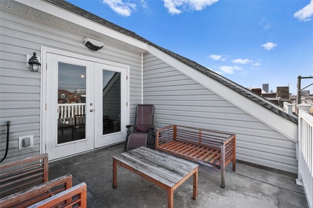 2802 Jane St, South Side, PA 15203 - view of patio / terrace with french doors