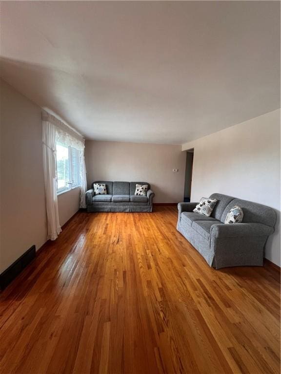 living room featuring wood finished floors