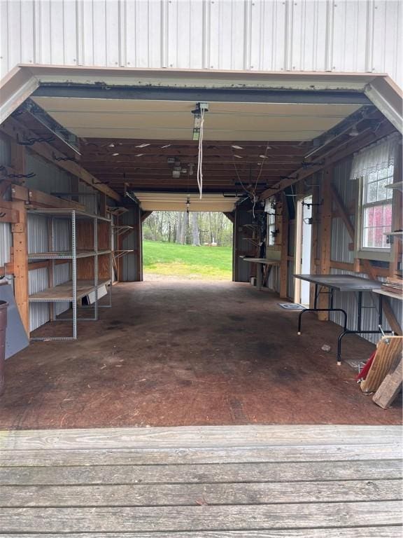 view of horse barn