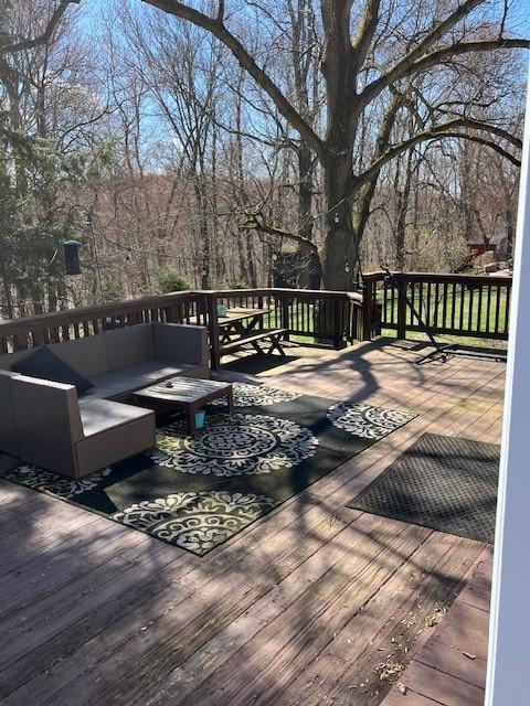 111 Mckenney Dr, Brighton Twp, PA 15009 - deck with an outdoor hangout area