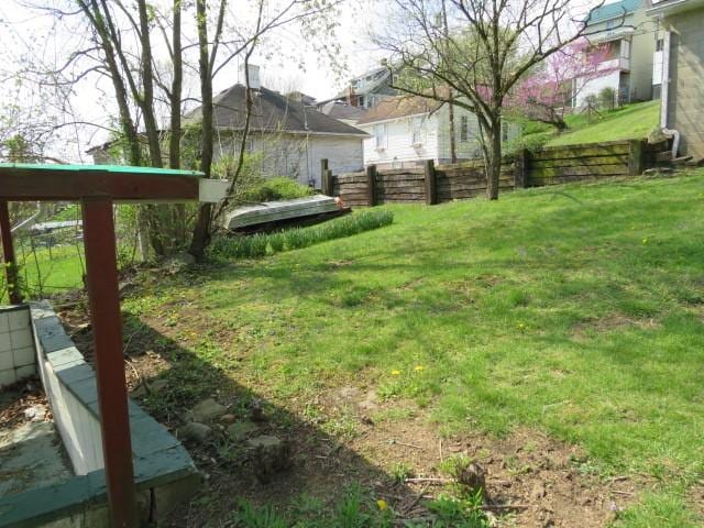 437 Shady Ave, Charleroi Boro, PA 15022 - view of yard featuring fence