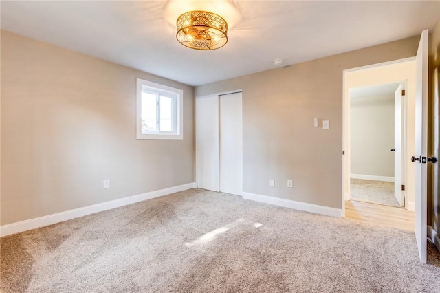 130 Castle, West Mifflin, PA 15122 - unfurnished bedroom with carpet flooring, a closet, and baseboards