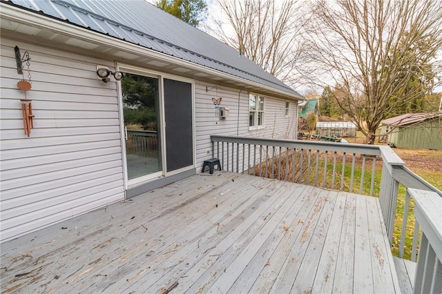 view of deck