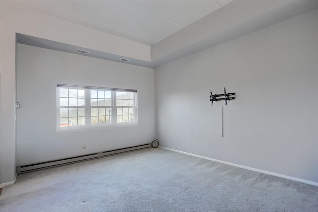 125 Rivermont Ct, Harmar, PA 15024 - carpeted spare room featuring baseboard heating and baseboards