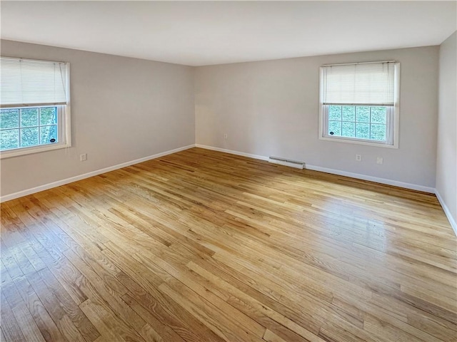 1248 Satellite Cir, Upper St Clair, PA 15241 - unfurnished room with light wood-style flooring and baseboards