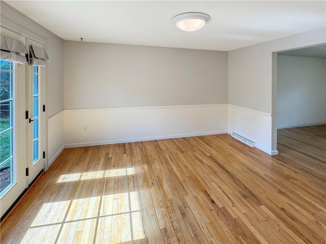 1248 Satellite Cir, Upper St Clair, PA 15241 - spare room with hardwood / wood-style floors