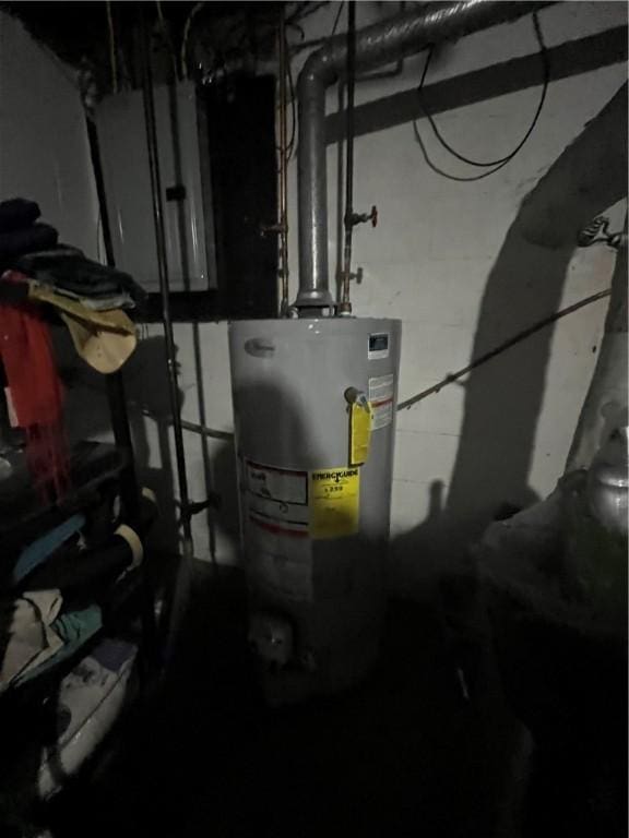 321 Apache Dr, Monessen, PA 15062 - utility room with water heater