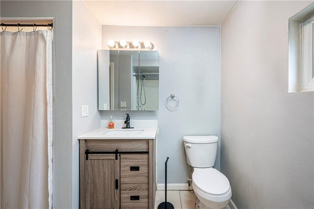 719 Zimmerman St, Jeannette, PA 15644 - bathroom featuring vanity and tile patterned floors
