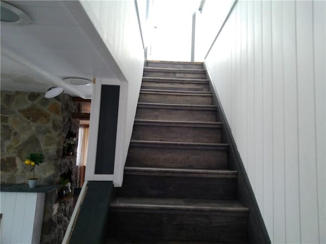 view of stairs