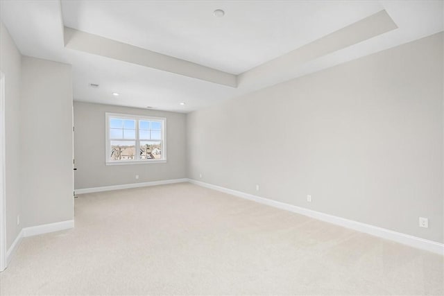 111 Quail Run Rd Unit 1, Peters Twp, PA 15367 - unfurnished room with baseboards, light colored carpet, and recessed lighting