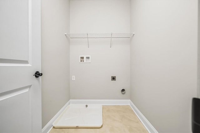 111 Quail Run Rd Unit 1, Peters Twp, PA 15367 - laundry area with electric dryer hookup, washer hookup, and baseboards