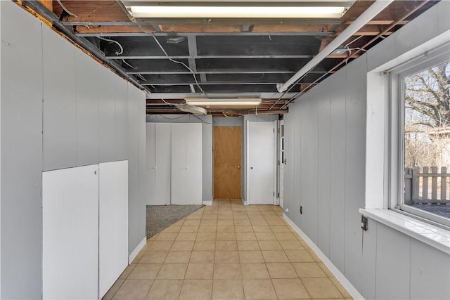 614 Tartan Dr, Monroeville, PA 15146 - below grade area with light tile patterned floors