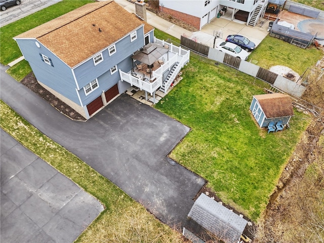 drone / aerial view