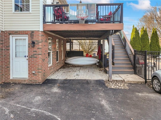 505 Luke Ct, Cranberry Twp, PA 16066 - view of patio with stairway