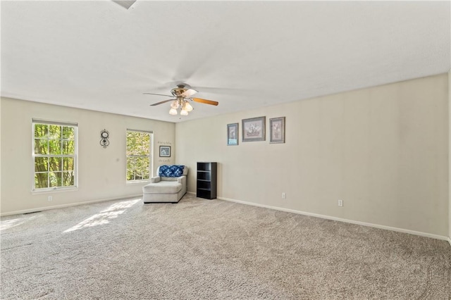 505 Luke Ct, Cranberry Twp, PA 16066 - unfurnished room with ceiling fan, carpet floors, and baseboards