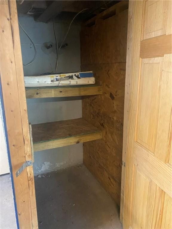 view of basement
