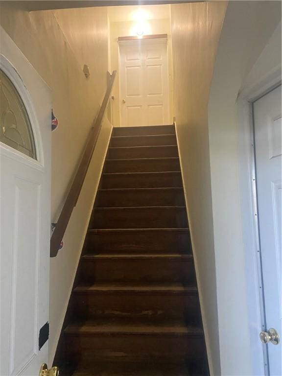 view of staircase