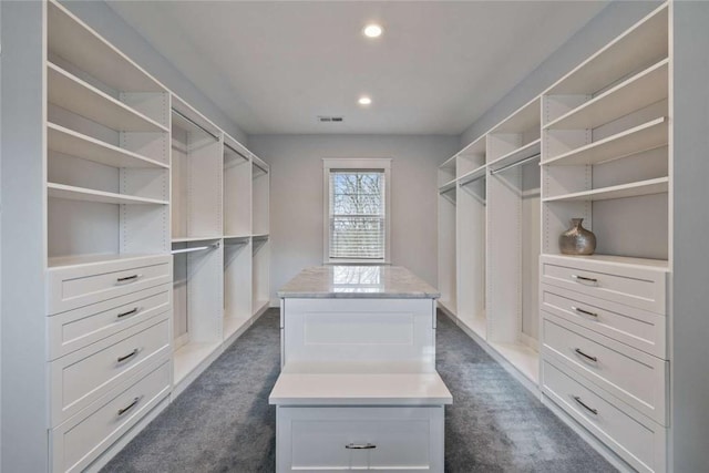 671 Chilliwack Ln, Marshall, PA 16046 - spacious closet with dark colored carpet and visible vents