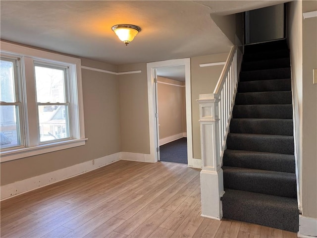 528 3rd St, Charleroi Boro, PA 15022 - interior space featuring baseboards and wood finished floors