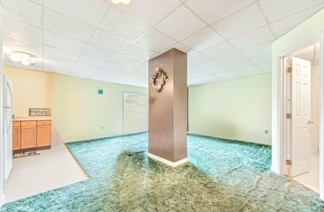 114 Adella Ct, Penn Twp Wml, PA 15644 - carpeted spare room featuring a paneled ceiling and baseboards