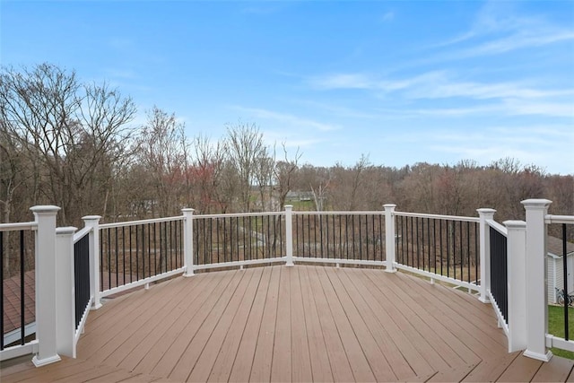 1768 Haflinger Dr, North Huntingdon, PA 15642 - wooden deck with a view of trees