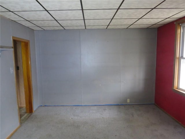 413 S 5th St, West Newton, PA 15089 - empty room featuring carpet and a drop ceiling