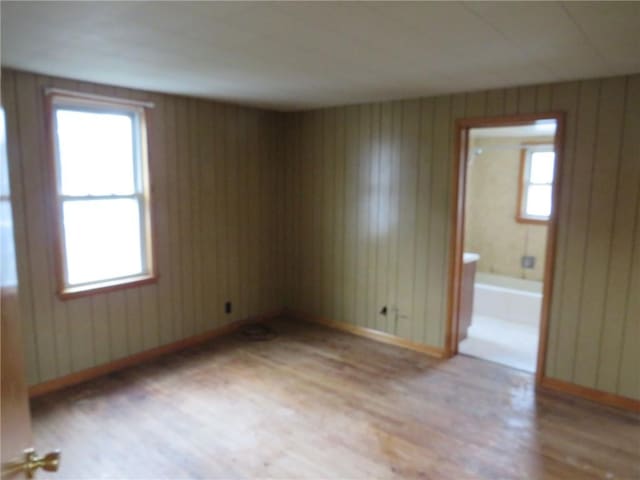413 S 5th St, West Newton, PA 15089 - spare room with wood finished floors and baseboards
