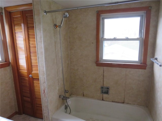 413 S 5th St, West Newton, PA 15089 - bathroom with a closet and tub / shower combination