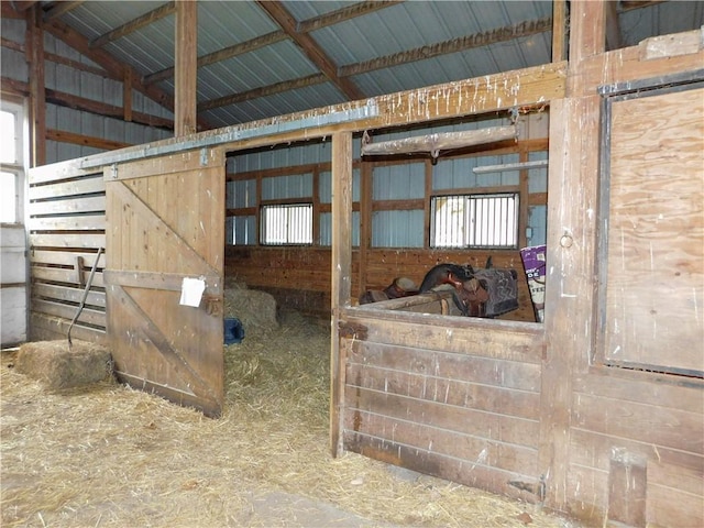 view of stable