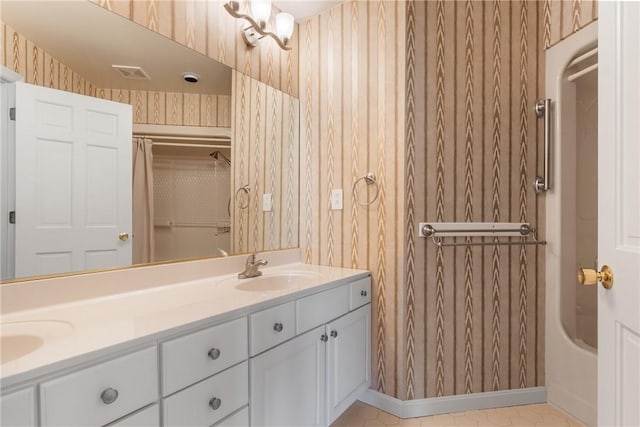 2036 Revere Dr, Connellsville, PA 15425 - bathroom with double vanity