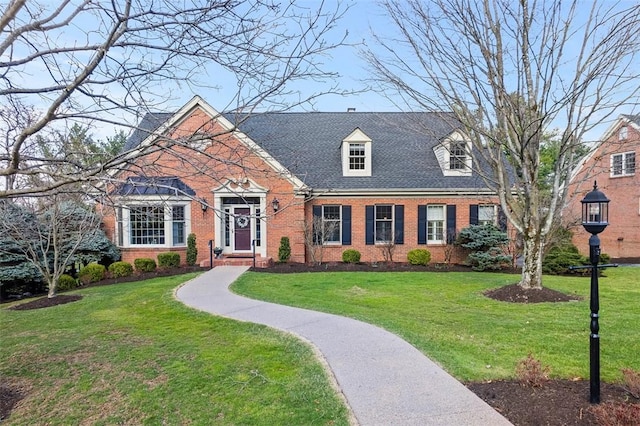266 Sweet Gum Rd, Harmar, PA 15238 - new england style home featuring brick siding and a front lawn