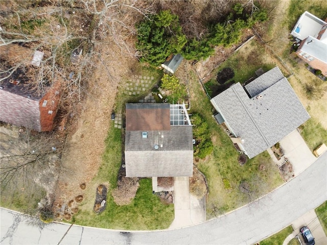 drone / aerial view