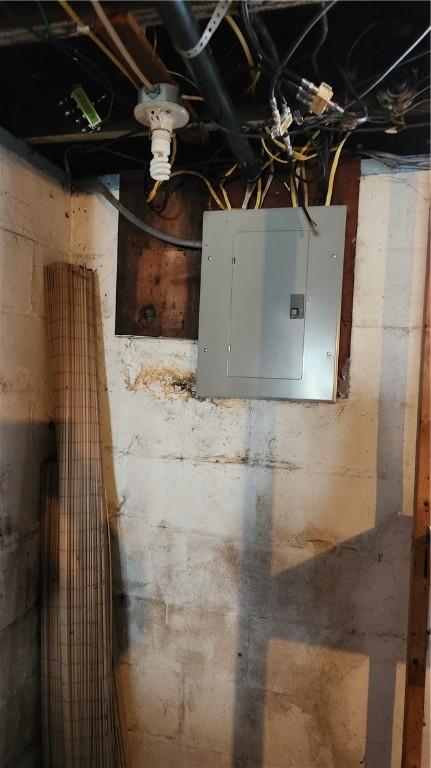 613 Terrace Ave, Grove City Boro, PA 16127 - utilities with electric panel